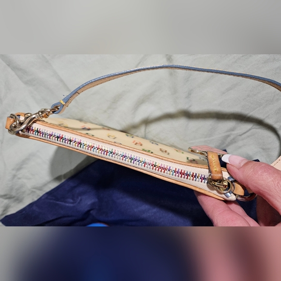 Dooney & Bourke Cobalt Blue NWOTS and Tan Shoulder Bag w/Wallet & Dusty - Picture 12 of 16